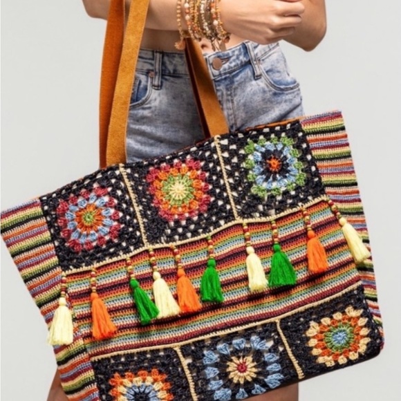 Handmade Luxury Boho Bucket Bag ~ Excellent Quality - Picture 13 of 13